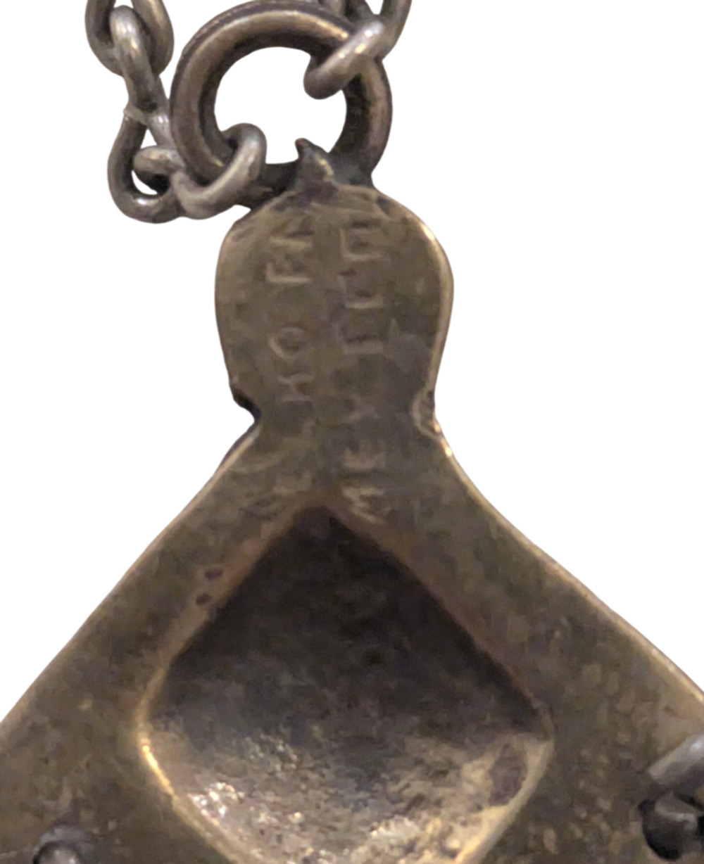 Taxco Sterling Silver Mexican Aztec Tribal Link Choker Necklace - Picture 2 of 2